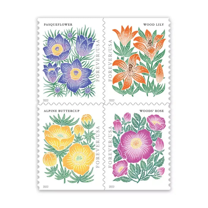 Mountain Flora Forever Stamps 2022