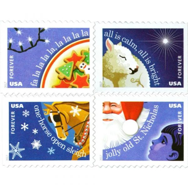 🎁[US Free Shipping] Christmas Carols 2017 - 5 Booklets / 100 Pcs