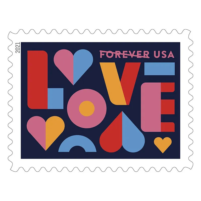 Love Forever Stamps 2021