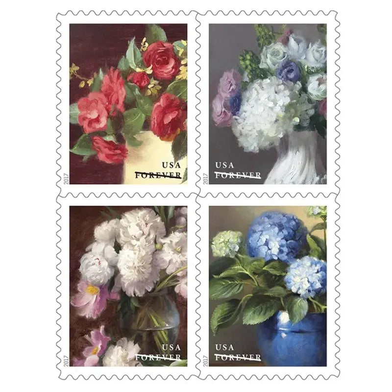 Flowers from the Garden Forever Stamps 2017
