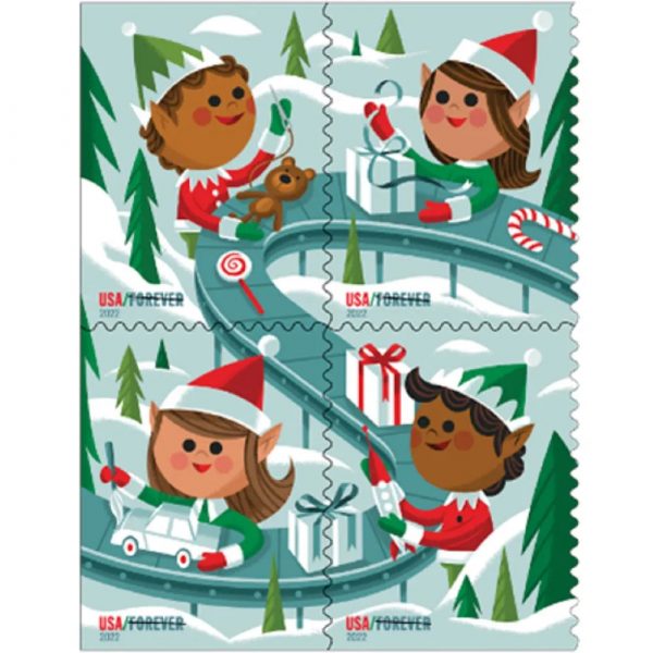 🎁[US Free Shipping]Holiday Elves 2022 - 5 Booklets / 100 Pcs