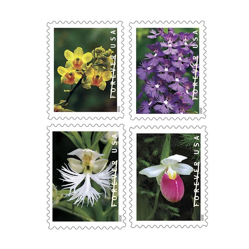 Wild Orchids Forever Stamps 2020